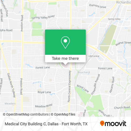 Medical City Building C map