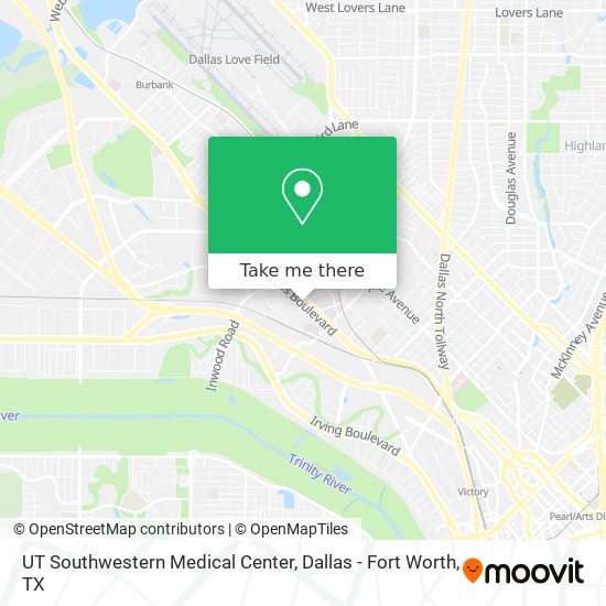 Mapa de UT Southwestern Medical Center