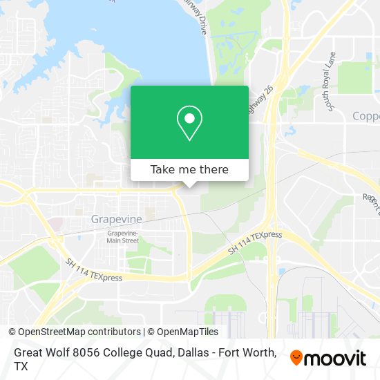 Mapa de Great Wolf 8056 College Quad