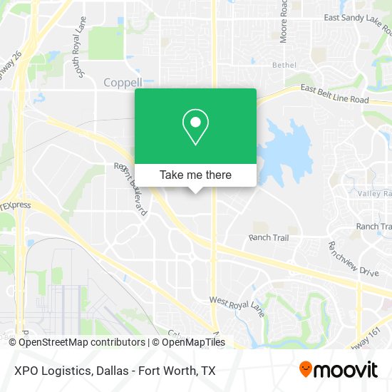 XPO Logistics map