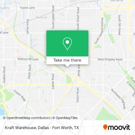 Kraft Warehouse map