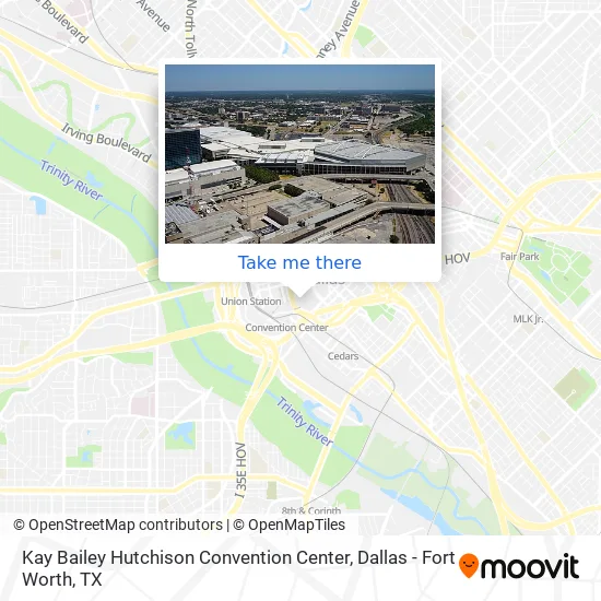 Kay Bailey Hutchison Convention Center map