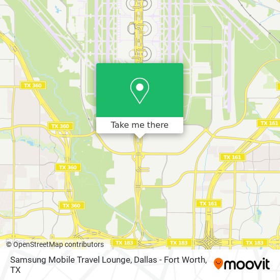 Mapa de Samsung Mobile Travel Lounge