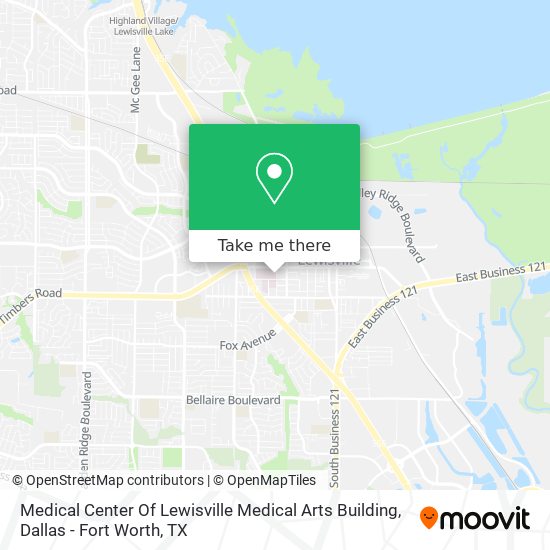 Mapa de Medical Center Of Lewisville Medical Arts Building