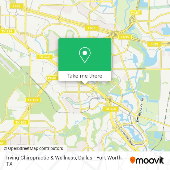 Irving Chiropractic & Wellness map