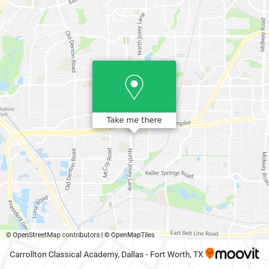 Carrollton Classical Academy map