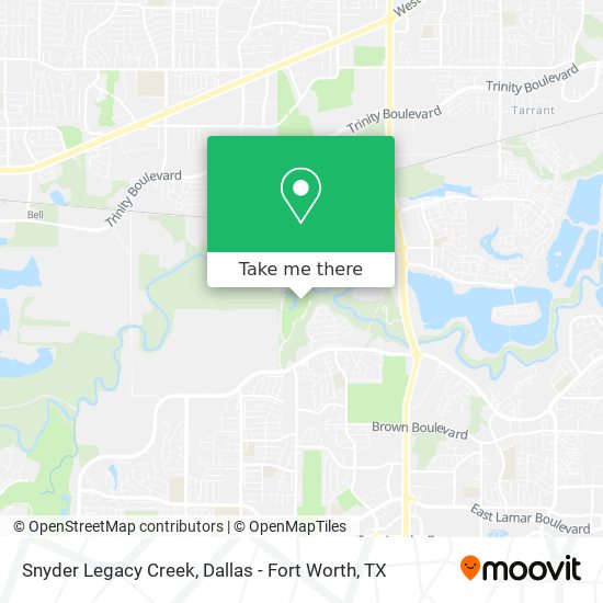 Snyder Legacy Creek map