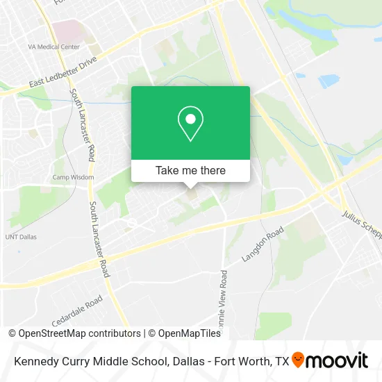 Kennedy Curry Middle School map
