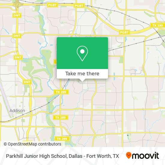 Mapa de Parkhill Junior High School