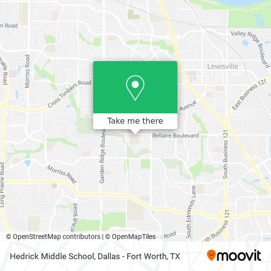 Hedrick Middle School map