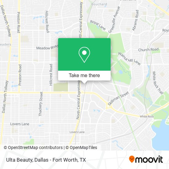 Mapa de Ulta Beauty