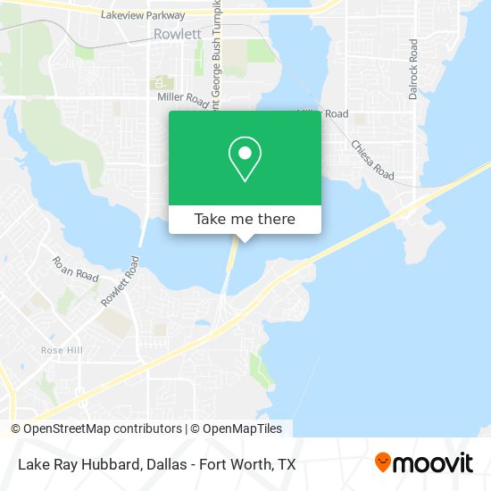 Lake Ray Hubbard map