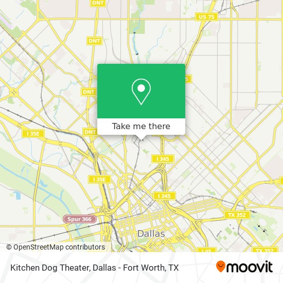 Kitchen Dog Theater map