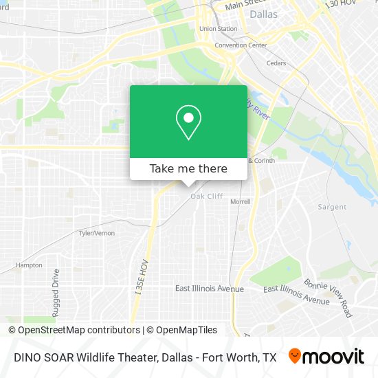 DINO SOAR Wildlife Theater map