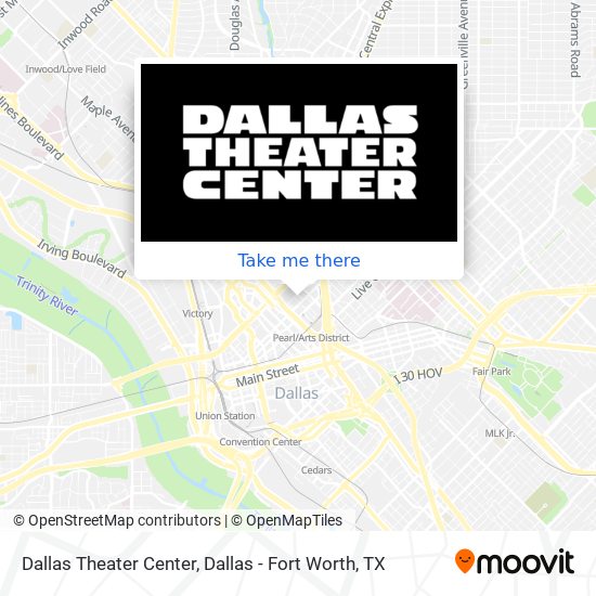 Dallas Theater Center map