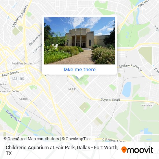 Children's Aquarium at Fair Park map