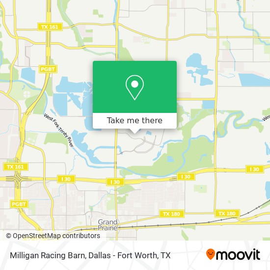 Milligan Racing Barn map