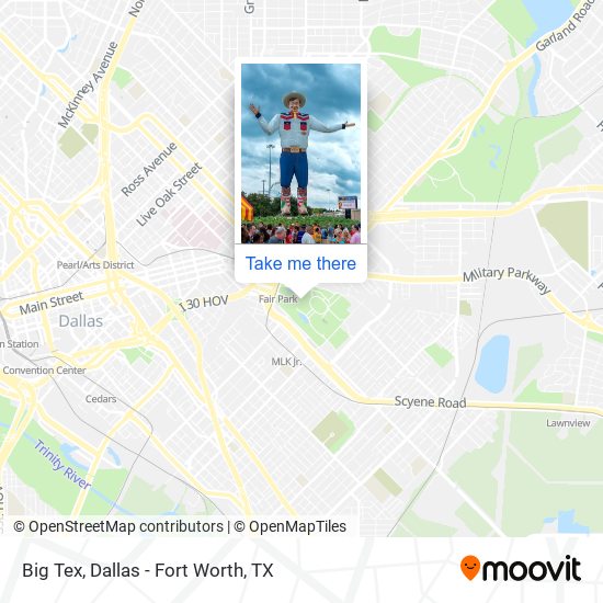 Mapa de Big Tex