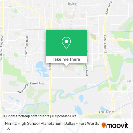 Nimitz High School Planetarium map
