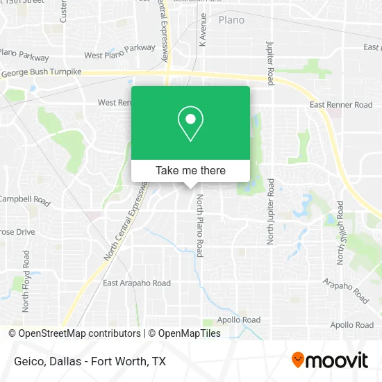 Geico map