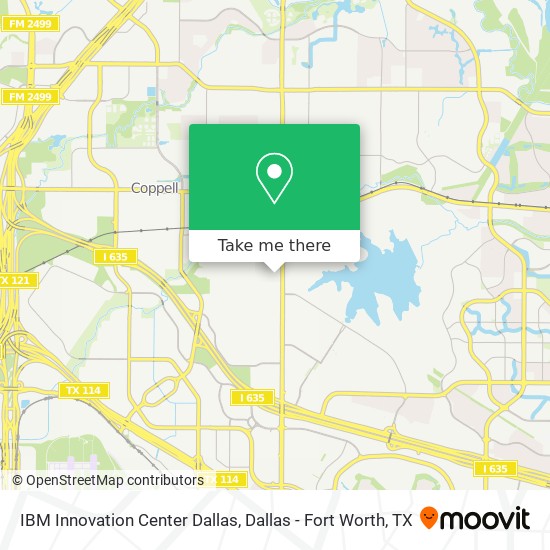 IBM Innovation Center Dallas map