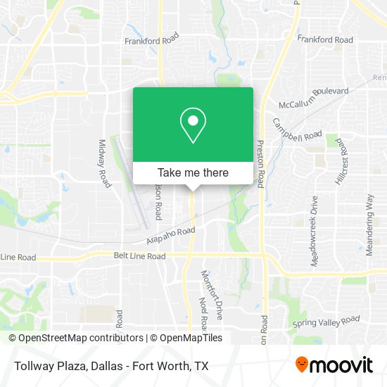 Mapa de Tollway Plaza