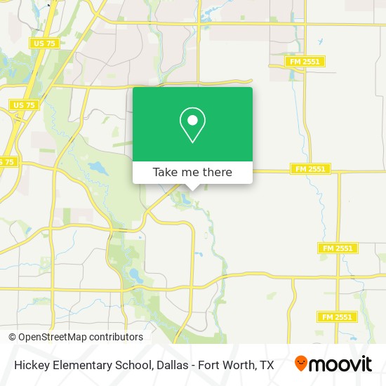 Hickey Elementary School map