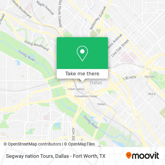 Segway nation Tours map