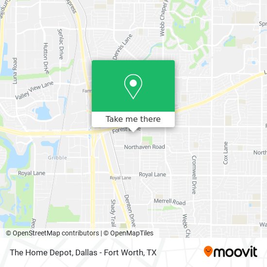 Mapa de The Home Depot