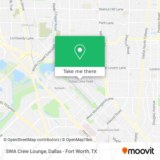 Mapa de SWA Crew Lounge
