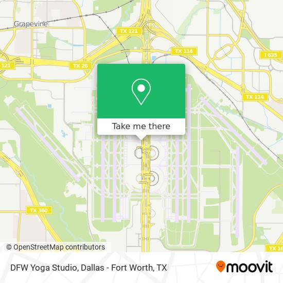 Mapa de DFW Yoga Studio