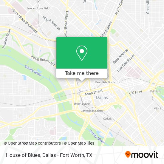House of Blues map