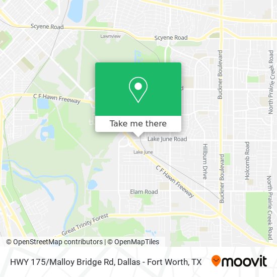 Mapa de HWY 175/Malloy Bridge Rd