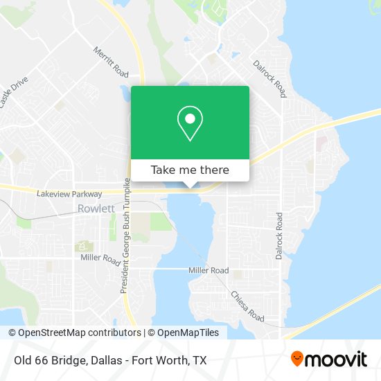 Old 66 Bridge map