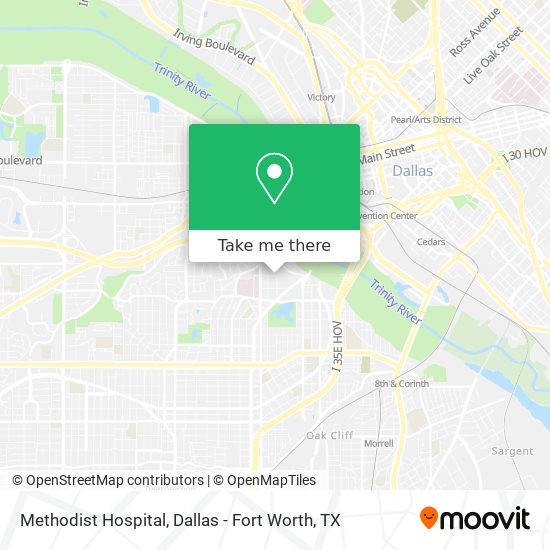 Methodist Hospital map