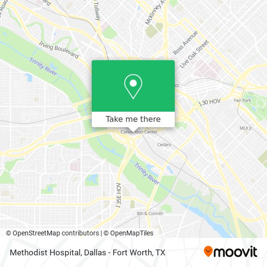 Methodist Hospital map