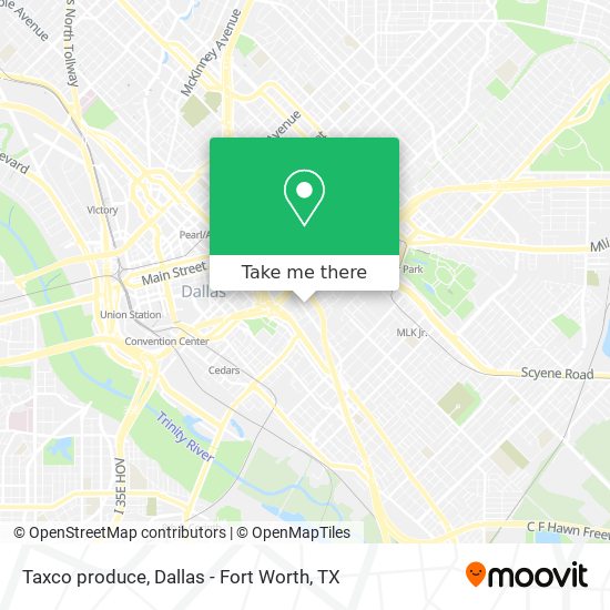 Taxco produce map