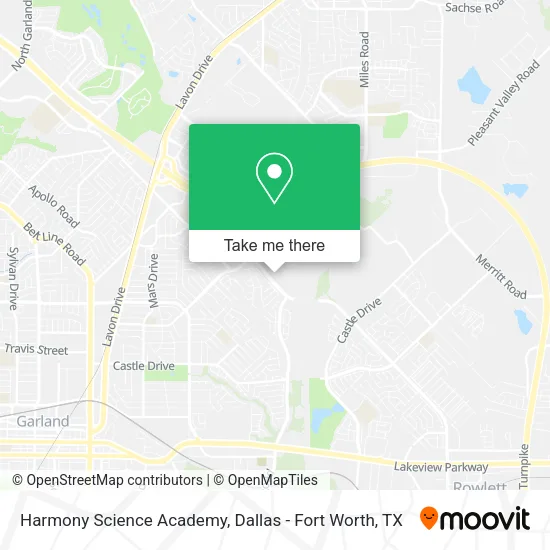Harmony Science Academy map