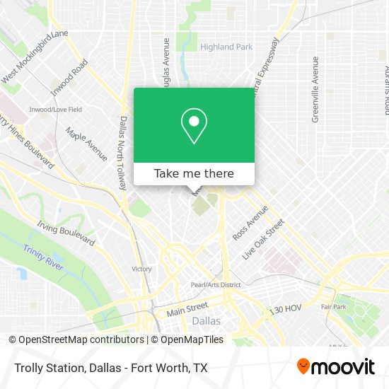 Mapa de Trolly Station
