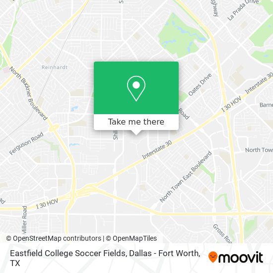 Mapa de Eastfield College Soccer Fields