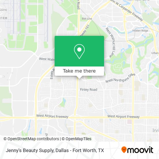 Jenny's Beauty Supply map