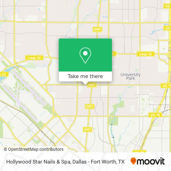 Mapa de Hollywood Star Nails & Spa