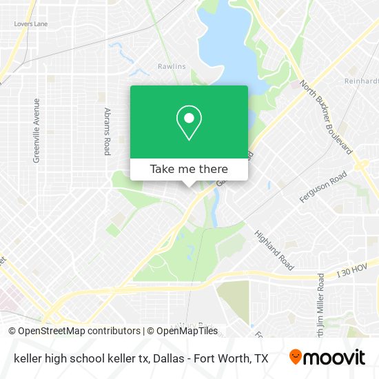 Mapa de keller high school keller tx