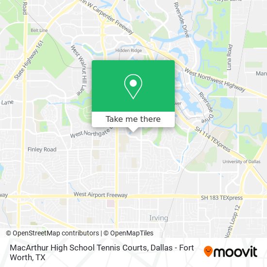 MacArthur High School Tennis Courts map