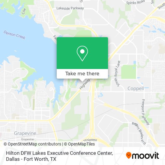 Hilton DFW Lakes Executive Conference Center map
