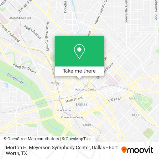 Morton H. Meyerson Symphony Center map