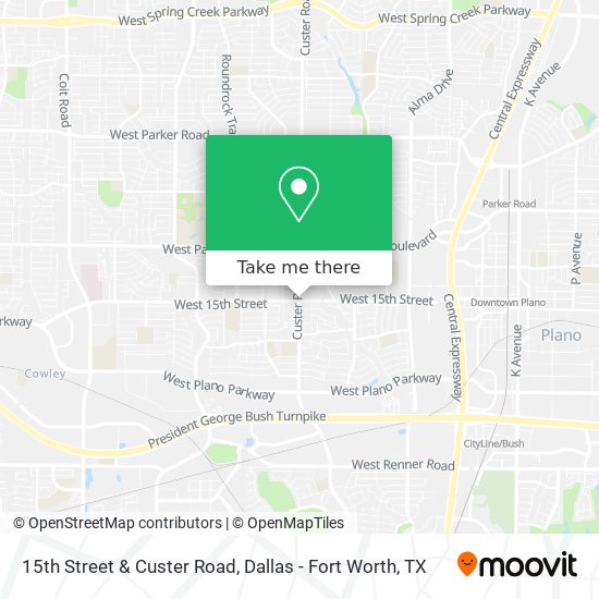 Mapa de 15th Street & Custer Road