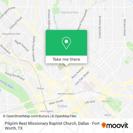 Mapa de Pilgrim Rest Missionary Baptist Church