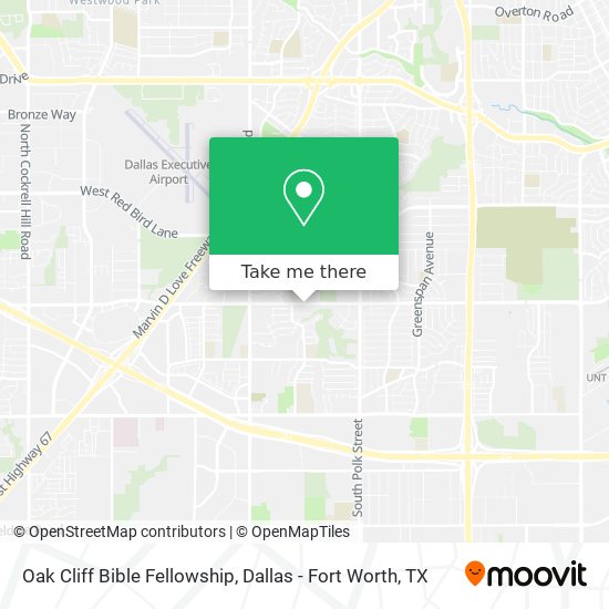 Mapa de Oak Cliff Bible Fellowship