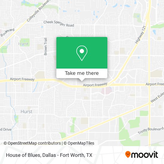Mapa de House of Blues